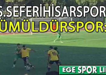 SEFERİHİSAR DERBİYİ KAZANDI VE GÜNÜ LİDER TAMAMLADI