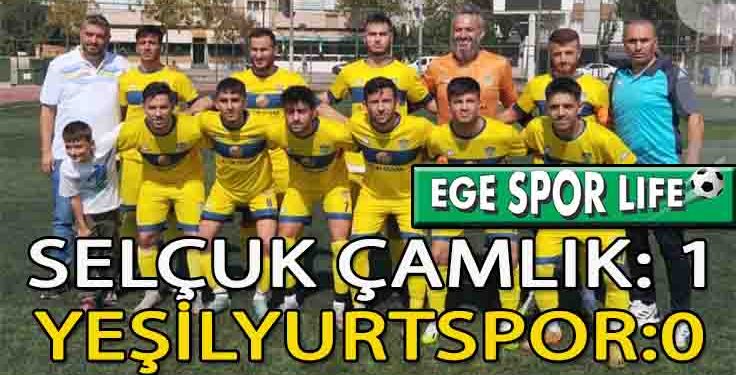 YEŞİLYURTSPOR, SELÇUK ÇAMLIK’A TEK GOLLE MAĞLUP OLDU