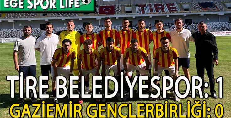 TİRE BELEDİYESPOR’DAN TEK GOL