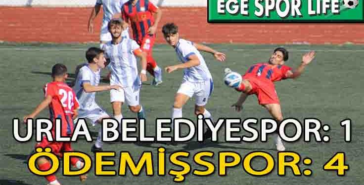 ÖDEMİŞSPOR, URLA DEPLASMANINDA LİDERLİĞİNİ KORUDU