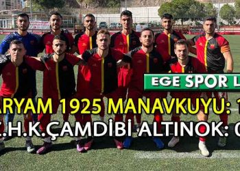ARYAM 1925 MANAVKUYU TEK GOLLE 3 PUANIN SAHİBİ OLDU
