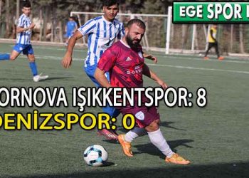 BORNOVA IŞIKKENTSPOR, USTA AYAKLARI İLE FARKA GİTTİ