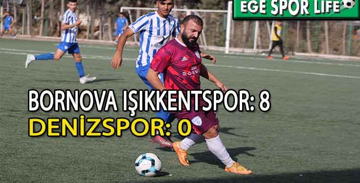 BORNOVA IŞIKKENTSPOR, USTA AYAKLARI İLE FARKA GİTTİ