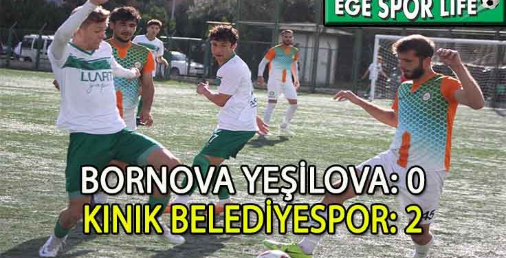 KINIK BELEDİYESPOR, İKİNCİ YARIDA GÜLDÜ