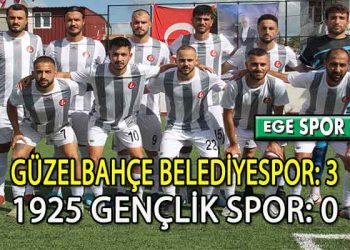 GÜZELBAHÇE BELEDİYESPOR 3 PUANI 3 GOLLE ALDI