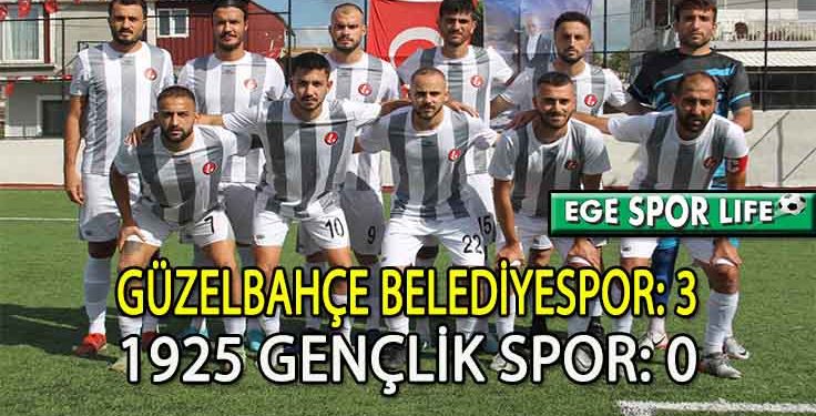 GÜZELBAHÇE BELEDİYESPOR 3 PUANI 3 GOLLE ALDI