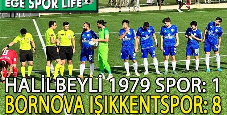 BORNOVA IŞIKKENT, HALİLBEYLİ DEPLASMANDAN FARKLI SKOR İLE GALİP DÖNDÜ  