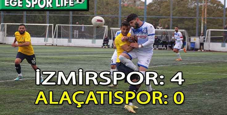 İZMİRSPOR, ALAÇATI’YI ELİ BOŞ GÖNDERDİ