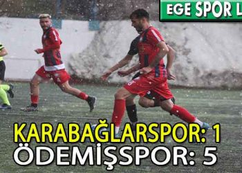ÖDEMİŞSPOR, DURDURULAMIYOR