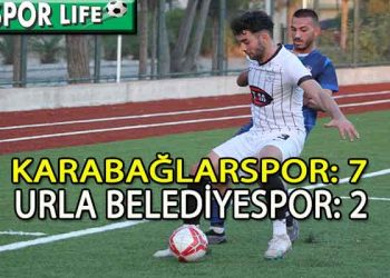 KARABAĞLARSPOR, URLA BELEDİYESPOR’A ACIMADI
