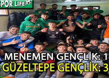 GÜZELTEPE GENÇLİK, MENEMEN’DEN 3 PUANI ALMASINI BİLDİ