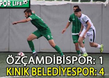 KINIK BELEDİYESPOR, ÖZÇAMDİBİSPOR’U YENEREK 3 PUANI ALDI