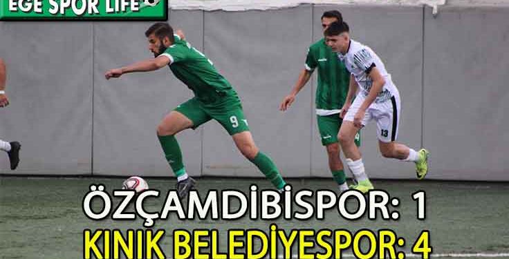 KINIK BELEDİYESPOR, ÖZÇAMDİBİSPOR’U YENEREK 3 PUANI ALDI