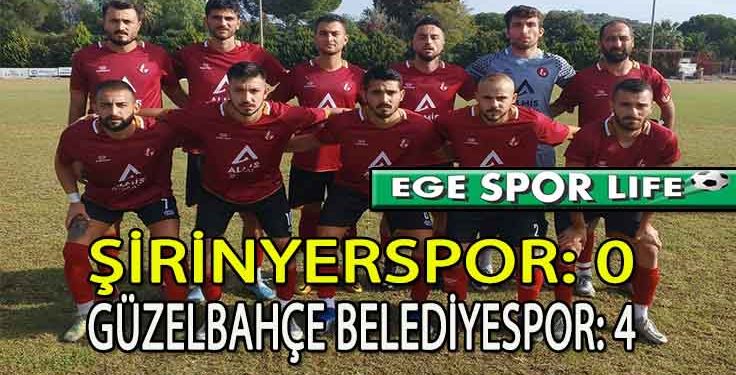 GÜZELBAHÇE, ŞİRİNYER DEPLASMANINDAN 3 PUANLA DÖNDÜ