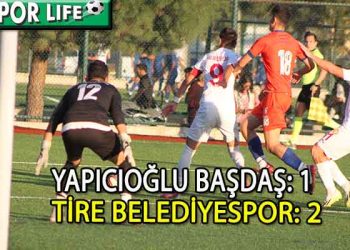 TİRE BELEDİYESPOR, DEPLASMANDAN 3 PUANLA DÖNDÜ