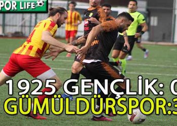 GÜMÜLDÜRSPOR DERİN OH ÇEKTİ