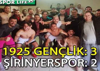 1925 GENÇLİK, 3 PUANI 3 GOLLE ALDI