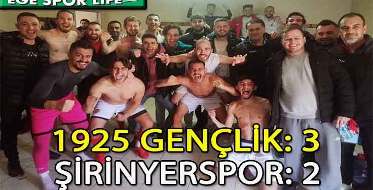 1925 GENÇLİK, 3 PUANI 3 GOLLE ALDI