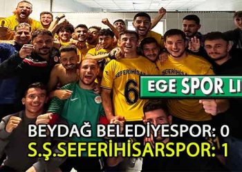 S.Ş.SEFERİHİSAR TEK GOLLE 3 PUANIN SAHİBİ OLDU