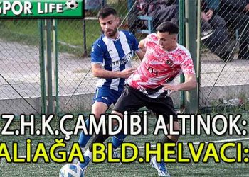 ALİAĞA HELVACI, ZORLANDIĞI MAÇI KAZANMASINI BİLDİ