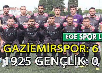 GAZİEMİRSPOR’DAN RAHAT GALİBİYET
