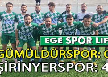 ŞİRİNYERSPOR, GÜMÜLDÜR DEPLASMANINDAN 3 PUANI ALMASINI BİLDİ