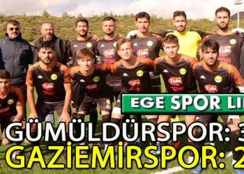 GÜMÜLDÜRSPOR, GAZİEMİRSPOR’DAN İSTEDİĞİNİ ALMAYI BAŞARDI