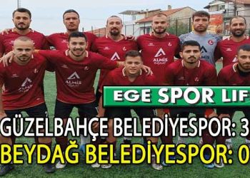 GÜZELBAHÇE BELEDİYESPOR, ZİRVE YARIŞINA DEVAM ETTİ