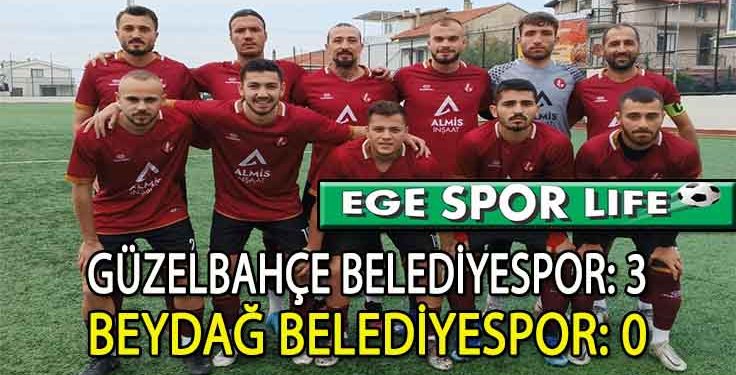 GÜZELBAHÇE BELEDİYESPOR, ZİRVE YARIŞINA DEVAM ETTİ
