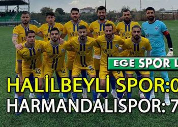 LİDER HARMANDALISPOR, HALİLBEYLİ ENGELİNİ FARKLI AŞTI