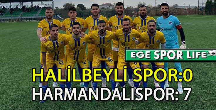 LİDER HARMANDALISPOR, HALİLBEYLİ ENGELİNİ FARKLI AŞTI