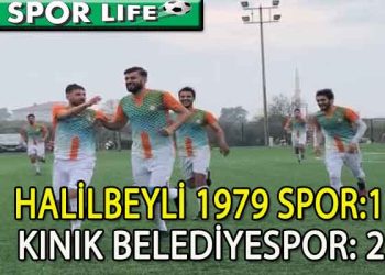 KINIK BELEDİYESPOR, HALİLBEYLİ’DEN İLK YARIDA İSTEDİĞİNİ ALDI