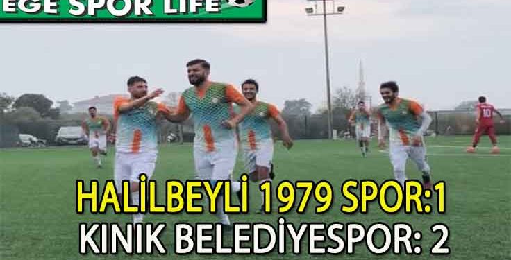 KINIK BELEDİYESPOR, HALİLBEYLİ’DEN İLK YARIDA İSTEDİĞİNİ ALDI