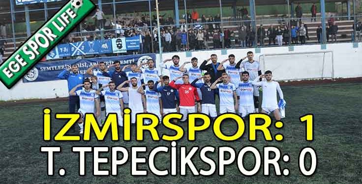 İZMİRSPOR 3 PUANI TEK GOLLE ALMASINI BİLDİ