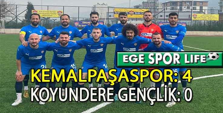 KEMALPAŞASPOR, YARIŞI BIRAKMIYOR