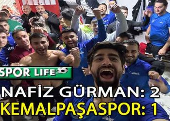 NAFİZ GÜRMAN 90’DA 3 PUANI KAPTI