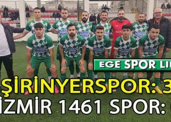ŞİRİNYERSPOR İLK YARIDA ATTIĞI GOLLERLE GALİP GELDİ