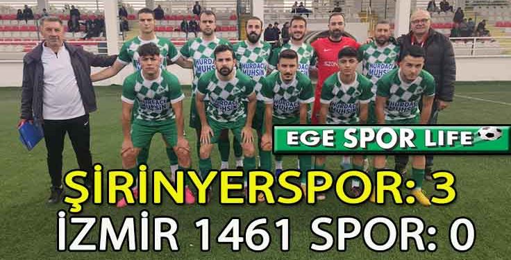 ŞİRİNYERSPOR İLK YARIDA ATTIĞI GOLLERLE GALİP GELDİ