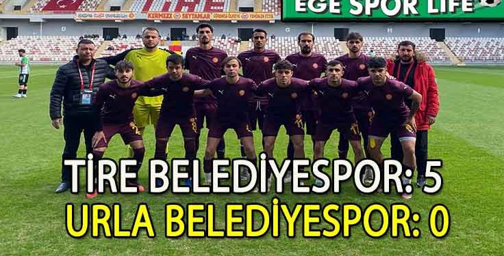 TİRE BELEDİYESPOR’DAN NET GALİBİYET