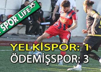 ÖDEMİŞSPOR, YELKİ’DEN LİDER DÖNDÜ