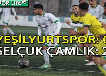 YEŞİLYURTSPOR, EVİNDE PUAN KAYBI YAŞADI