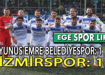 İZMİRSPOR, DEPLASMANDA 1 PUANA RAZI OLDU