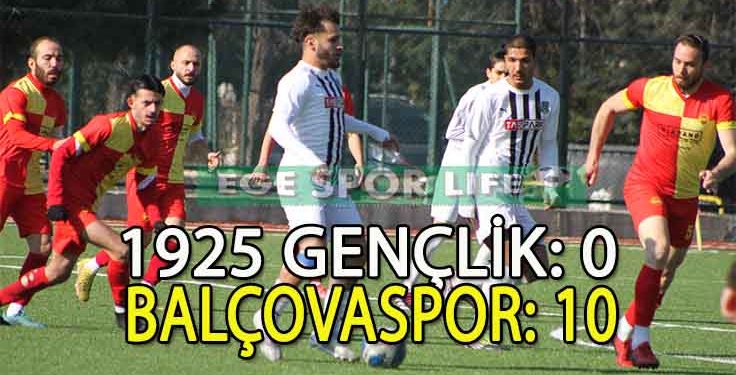 BALÇOVASPOR, 3 PUANI 10 GOLLE ALDI