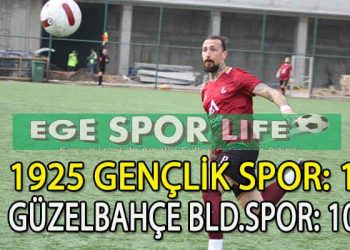 GÜZELBAHÇE BELEDİYESPOR’DAN FARKLI SKOR