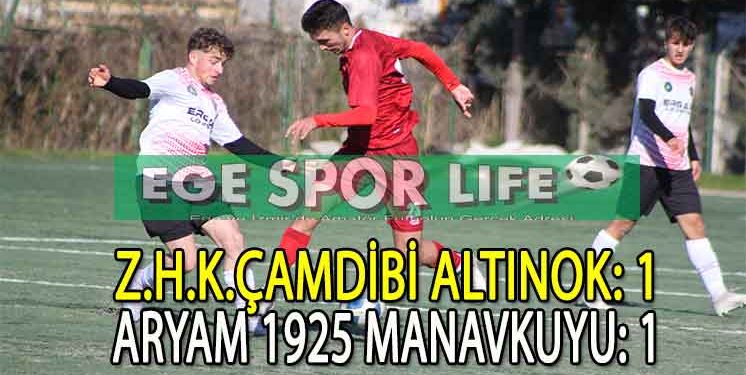 ARYAM 1925 MANAVKYU, DEPLASMANDA GALİBİYETİ KAÇIRDI