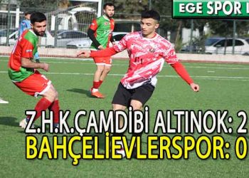 ÇAMDİBİ ALTINOK, BAHÇELİEVLER ENGELİNİ AŞMAYI BAŞARDI