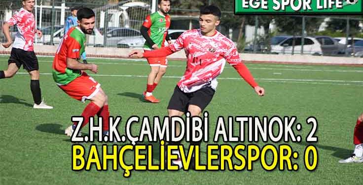 ÇAMDİBİ ALTINOK, BAHÇELİEVLER ENGELİNİ AŞMAYI BAŞARDI