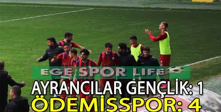 LİDER ÖDEMİŞSPOR, AYRANCILAR’DAN 3 PUANLA DÖNDÜ