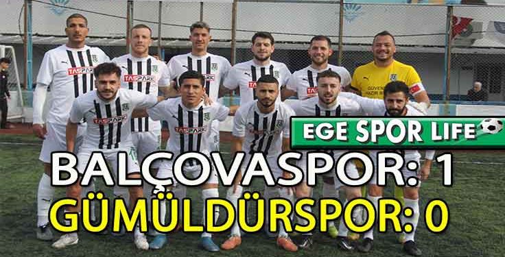 BALÇOVASPOR, TEK GOLLE 3 PUANI KAPTI