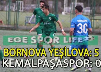 BORNOVA YEŞİLOVA, 3 PUANI RAHAT ALDI